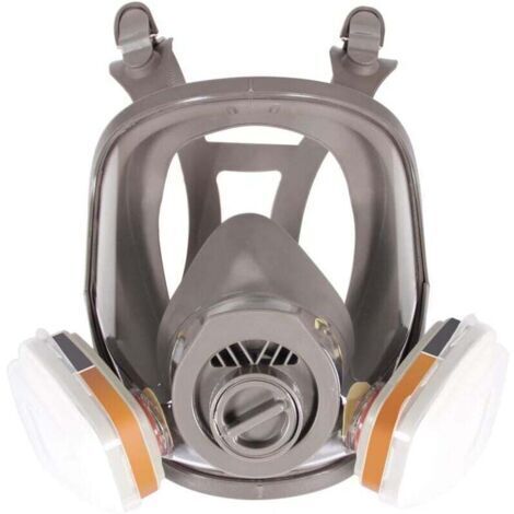 6800 Masque respiratoire intégral, casque de protection faciale pour peindre, vapeur et poussière organiques, deux types de connecteurs (1/5)