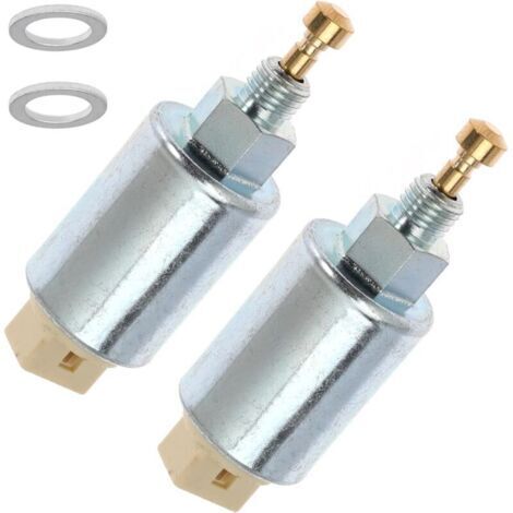 Électrovanne de carburant de remplacement pour carburateur 499161 498231 496592 695423 699915 699916 699878 794572 796109 799728 Électrovanne pour tondeuse à gazon (pack de 2) (1/4)