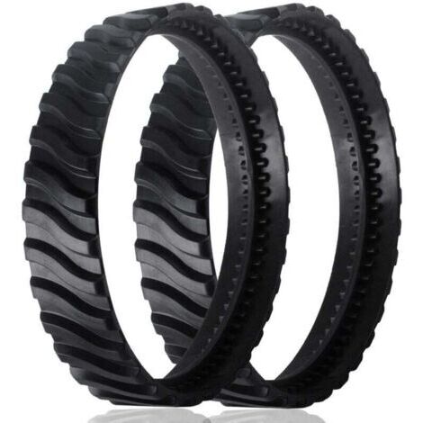 2 chenilles adaptables pour Zodiac MX6 MX8 MX9, pneus de Robot Nettoyeur Piscine Baracuda R0526100