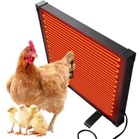 145W Panneau Chauffant Pour Poulets, Panneau Chauffant Pour Poulailler à éConomie D'énergie Panneau Chauffant Pour Fermes, Poulaillers, CanardièRes (1/5)