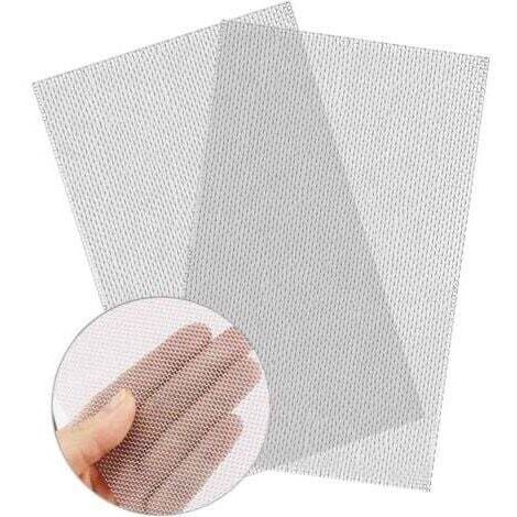 Lot de 2 clôtures d'aération en acier inoxydable 304, 30 x 30 cm, 20 mailles, anti-rongeurs et anti-insectes (1/5)