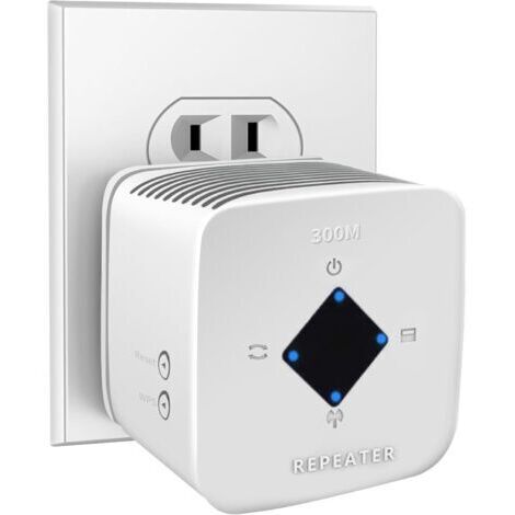 Répéteur/extenseur WiFi, amplificateur de signal sans fil domestique avec port Ethernet, installation rapide (1/5)