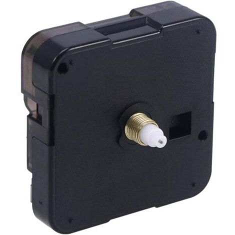 Mécanisme d'horloge murale à quartz silencieux – 5,6 x 5,6 x 1,6 cm – Matériau ABS – Pour réparation horloges DIY