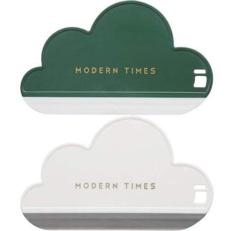 Lot de 2 raclettes en silicone avec lames d'eau, nettoyant compact pour tableaux de bord, vert et blanc (1/5)