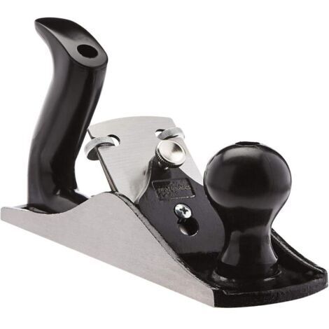 Rabot à main universel réglable noir avec manche en plastique pour le travail du bois de précision, outils de menuiserie (1/3)