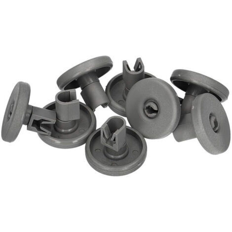 Kit 8 roues panier inférieur pour lave-vaisselle accessoires pour grand rouleau de poulie de roue (1/4)