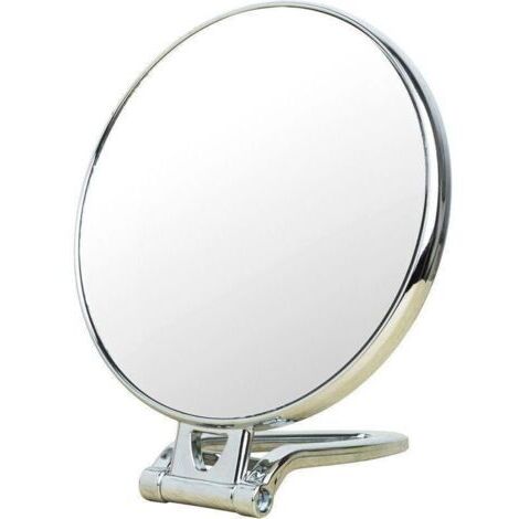 Miroir grossissant 208.5x 15.5 cm, Miroir Double Face, grossissement 3X/1x, Miroir de Maquillage Pliable avec Support pour Application de Maquillage (1/4)