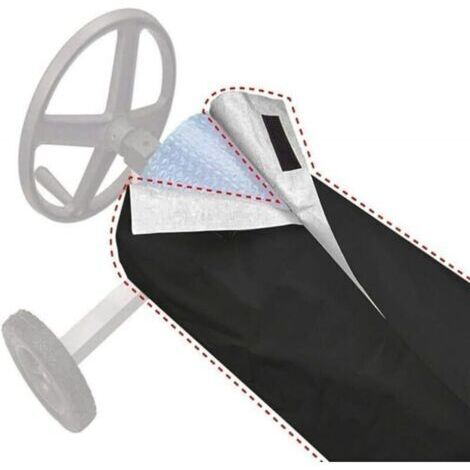 Housse de Protection pour Enrouleur Solaire pour Piscine, Housse de Protection pour Couverture Solaire pour Piscine, Housse de Protection pour Enrouleur pour piscines, Enrouleur Solaire,(490X96) (1/4)