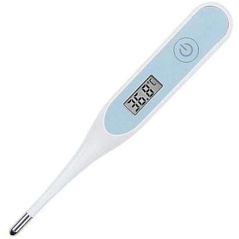 1 Pc Numérique Thermomètre Basal Thermomètre Électronique à Lecture Rapide 20 Secondes Thermomètre de Test Rapide pour Bébé Adulte(bleu) (1/4)