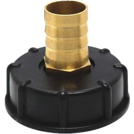 Mamelon Raccord Rapide Pour Cuve 1000 L, Multitanks Raccord, Laiton Connecteur De Tuyau, Adaptateur De Réservoir IBC (20mm) (1/5)