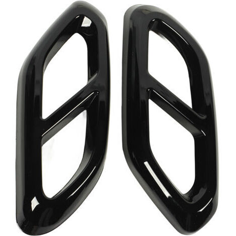 1 paire de couvercles de silencieux d'échappement décoratifs, Protection solide, remplacement de voiture pour Benz classe GLC X254 AMG Line, noir brillant (1/5)