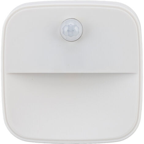 Capteur de mouvement 0.2W veilleuse lumière chaude ABS veilleuses brancher capteur de corps lampe pour couloir prise ue 100-240V