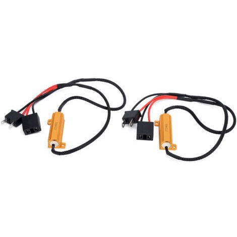 Décodeur LED H7 50W 6ohm, résistance de charge, annuleur sans erreur pour phare de voiture, clignotant, 2 pièces (1/5)