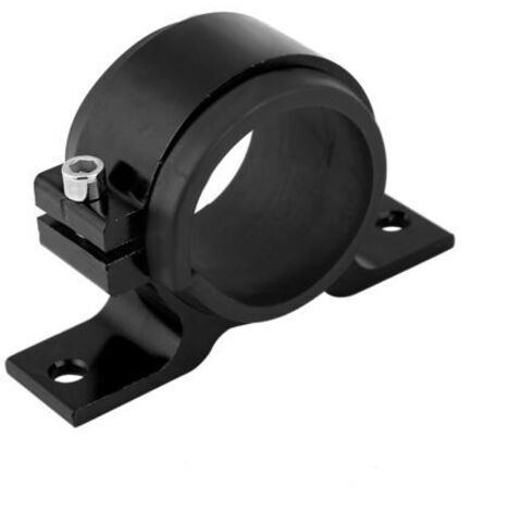 Support de montage de pompe à carburant de voiture en alliage d'aluminium 50mm, support de pince de filtre unique noir (1/5)