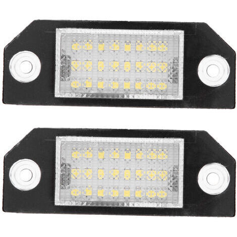Lampe d'immatriculation à 24 LED, lampe résistante aux intempéries, à économie d'énergie, pour voiture Ford C-MAX MK2, utilisation d'un outil automobile (1/5)