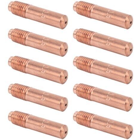 Builles conductrices de 10pcs pour les conseils de contact de soudage MIG Petits accessoires de cuivre 0,9 mm (1/5)