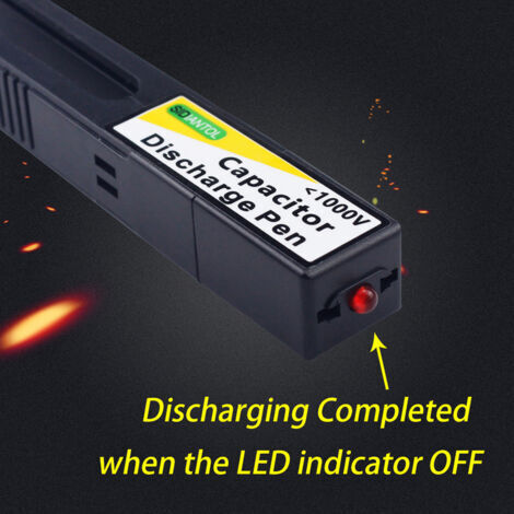 Stylo de décharge de condensateur Portable 1000V, outil de décharge rapide haute tension, réparations électroniques constantes (1/5)
