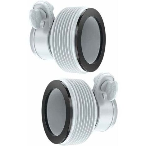 Intex Kit adaptateur de conversion de tuyau B pour tuyau Intex B Pool 3,2 cm à 3,8 cm Pièces de conversion de rechange (1/5)