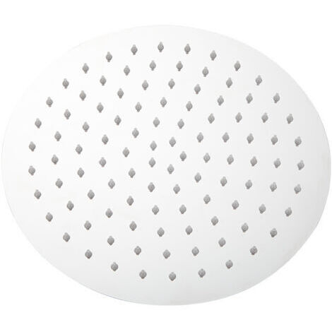 Pommeau de douche en acier inoxydable - Douche à économie d'eau, pommeau de douche rond de 20 cm, pommeau de douche pluie universel filetage 1/2 pouce, rotatif à 360°, inclinaison à 30°, facile à inst (1/5)