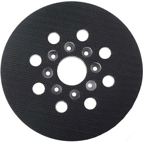 125 mm Plateau de ponçage Compatible avec Bosch GEX 1251 AE, PEX 220 A, PEX 220 AE, Skil 7402/7490
