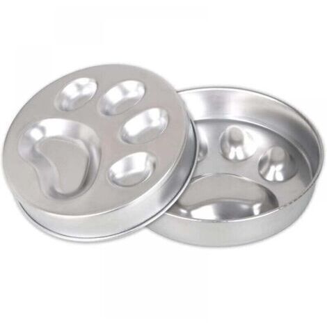 Gamelle Anti Glouton Chien en Acier Inoxydable, Gamelle d'alimentation Lente pour Chiens avec Base Antidérapante, Favorise Alimentation Saine et Digestion Lente (1/5)