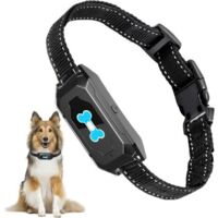 Collier Anti Aboiement Chien Mode Son/Vibration, Colliers Anti-Aboiement à Détection Intelligente des Aboiements Collier