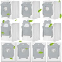 Lot de 10 sacs d'aspirateur pour iRobot Roomba i7 i7+ i7 Plus S9 S9+ i3 i3+ j7 j7+ E5 E6 E7 pour iRobot Sacs de rechange pour iRobot Roomba i7