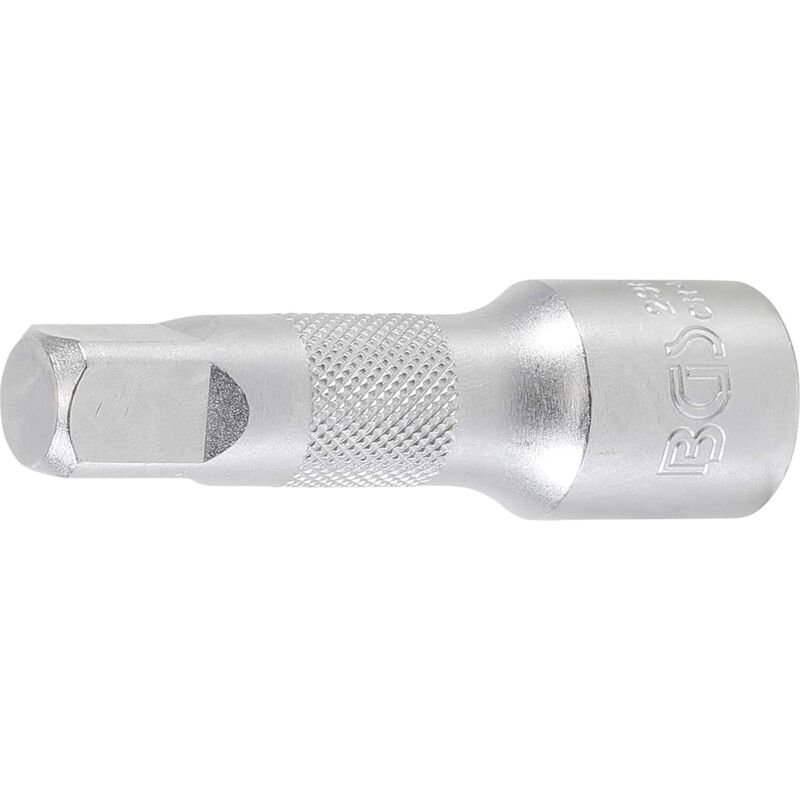 1 Rallonge 12,5 mm Carré mâle 75 mm Chromé mat Outil mécanique