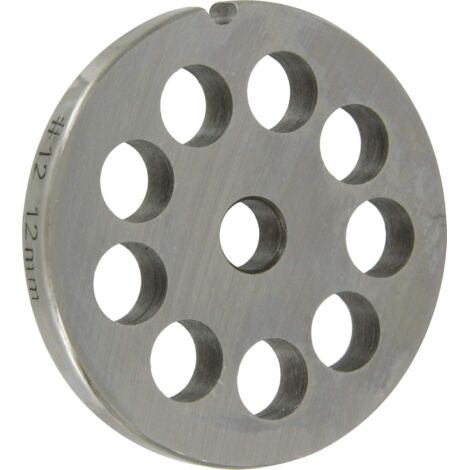 1 Grille Hachoir Acier Trempé 12mm Pour Hachoir N°12 Cuisine
