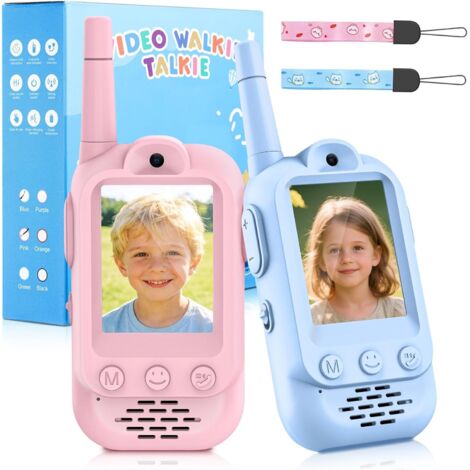 XJYDNCG Talkie Walkie Enfants Jouet avec Caméra et écran ,Changement De