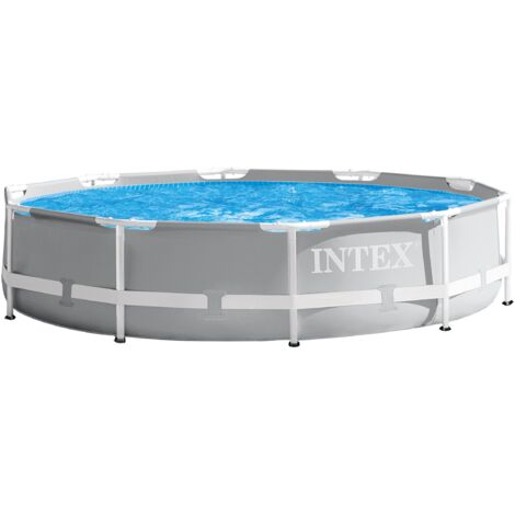 Intex – Piscine tubulaire ronde 305x76 cm – Revêtement 3 couches – Capacité 4485 L – Installation rapide en 30 min – Cadre acier enduit de poudre (1/10)
