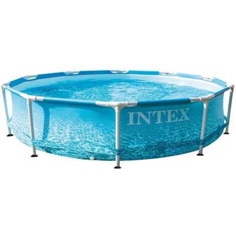 Piscine hors-sol enfant 305x76 cm – Cadre métal durable – PVC résistant aux déchirures – Capacité 4485L – Montage rapide en 30 min