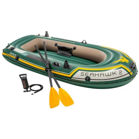 Intex bateau gonflable Seahawk 2 Ensemble 236 x 114 x 41 cm jusqu'à 240 kg