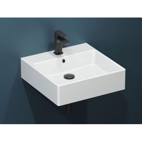 Lavabo d'angle à bords fins - Céramique de haute qualité (1/5)