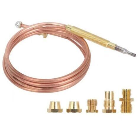 Remplacement universel de thermocouple de capteur de thermocouple pour le chauffe-eau de foyer d'incendie de four de cheminée à gaz - 90cm (1/4)