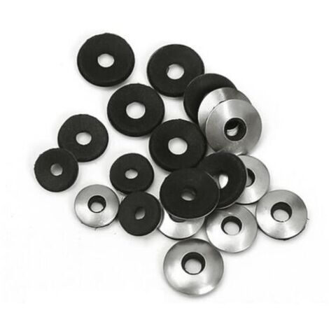 Rondelles d'étanchéité avec Joint Néoprène EPDM Pour Vis Auto-Perceuses (M5.5 16mm (50 pcs) (1/4)