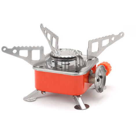 Réchaud à gaz pliable,Poêles à allumage électronique d'extérieur Accessoire de cuisine portable touristique Poêle à gaz pliable Puissance de feu réglable Camping Randonnée Four GasCooker,Poêles (1/4)