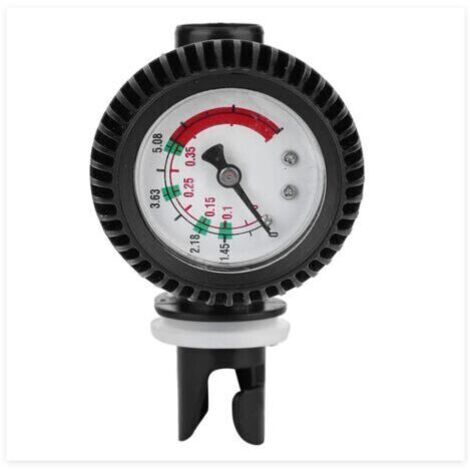 BUNTHAUS Manomètre de Pompe à air manomètre Pression d'air 0 5 PSI pour baromètre sécurité Planche Surf Bateau Kayak GonflablePlancher Lattes pour Pneumatique