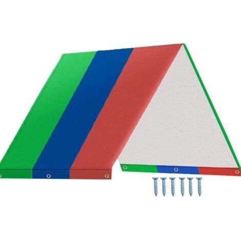BUNTHAUS 52\" x 89\",rechange pour aire jeux pour enfants, bâche rechange étanche et résistante aux UV pour balançoire (1/5)