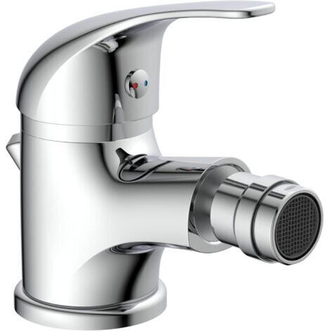 BUNTHAUS Robinet de bidet avec bonde et tige de tirette, mitigeur pivotant de marque Chromé (1/5)