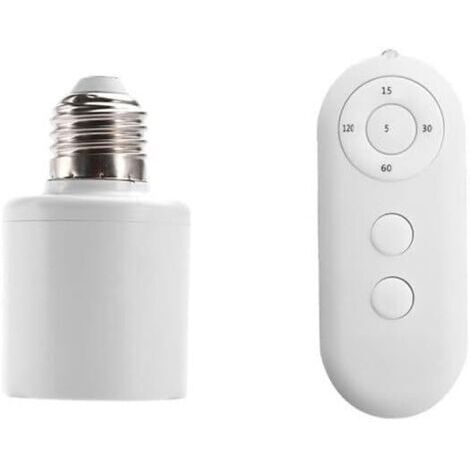 BUNTHAUS (Culot à vis E27) Lampe télécommandée avec interrupteur temporisé intelligent et télécommande sans fil pour la maison (1/5)