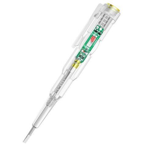 BUNTHAUS Stylo à induction LED multifonctionnel, testeur de tension intelligent sans contact, stylo électrique tournevis, pour les électriciens