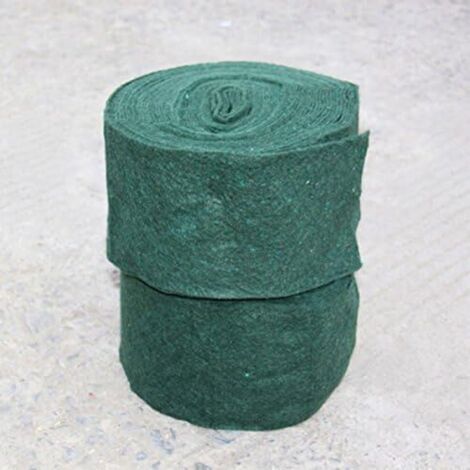 BUNTHAUS Lot de 2 rouleaux de protection pour arbre de 200g Résistant à l'hiver Pour protéger les troncs d'arbres, les arbustes, les plantes, l'antigel Pour garder au chaud et hydrater (1/4)