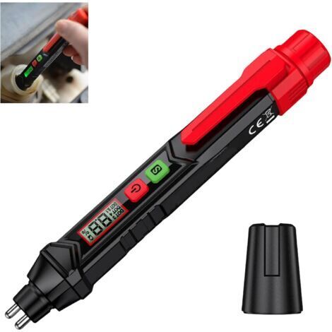 BUNTHAUS Stylo testeur de liquide de frein avec écran LCD : outil de diagnostic de liquide de frein, testeur universel de teneur en eau pour HT662 (1/5)