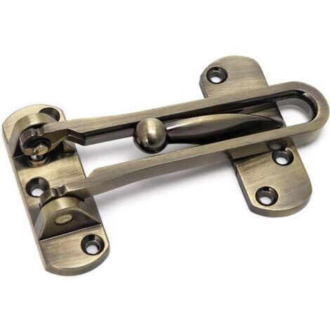 BUNTHAUS 1 Pack Swing Door Bar Chaîne, alliage de zinc Restricteur de Chaîne de Porte de Sécurité, pour Maison, Appartement, Hôtel (1/5)