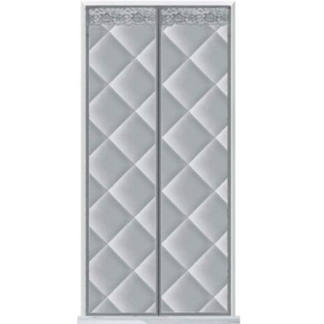 BUNTHAUS Isolation Porte MagnéTique, 90x210cm Rideau De Porte d'hiver Chaud MagnéTique Coupe Vent Contre Le Froid Hiver Protection Tissu Oxford pour Porte De Balcon, Porte Coulissante (1/5)