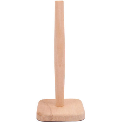 BUNTHAUS Porte Serviette Papier pour Cuisine, Antidérapant Porte Rouleau de Papier en Bois, Support de Rouleau Cuisine Debout Libre pour La Maison, La Chambre à Coucher, La Salle Bain (1/5)