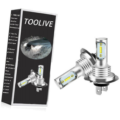 BUNTHAUS 2X H7 LED 6000K Super Blanc 80W 1000LM Kit Antibrouillard Kit Ampoules Feux de Croisement (1/5)