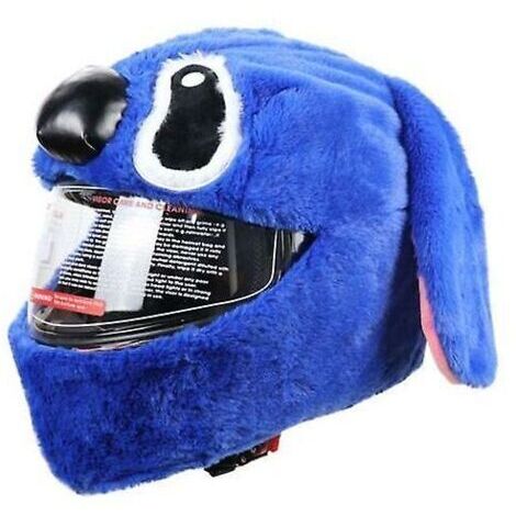 BUNTHAUS Casque intégral capuche en peluche chapeau de moto casque d'équitation personnalisé en plein air accessoire de moto drôle 1
