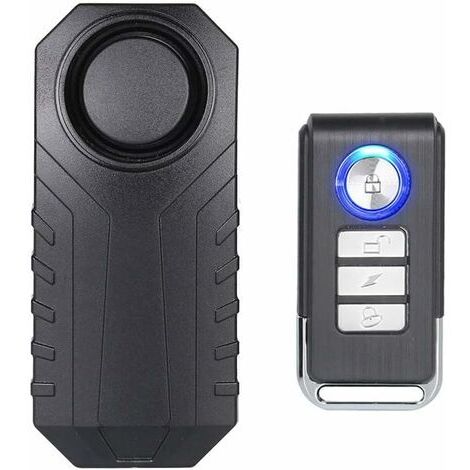 BUNTHAUS Alarme De Vélo, Alarme Antivol sans Fil pour Vélo Moto Voiture Véhicules Portes Et Fenêtres, 113db Super Fort Et étanche (Télécommande Incluse) (1/5)